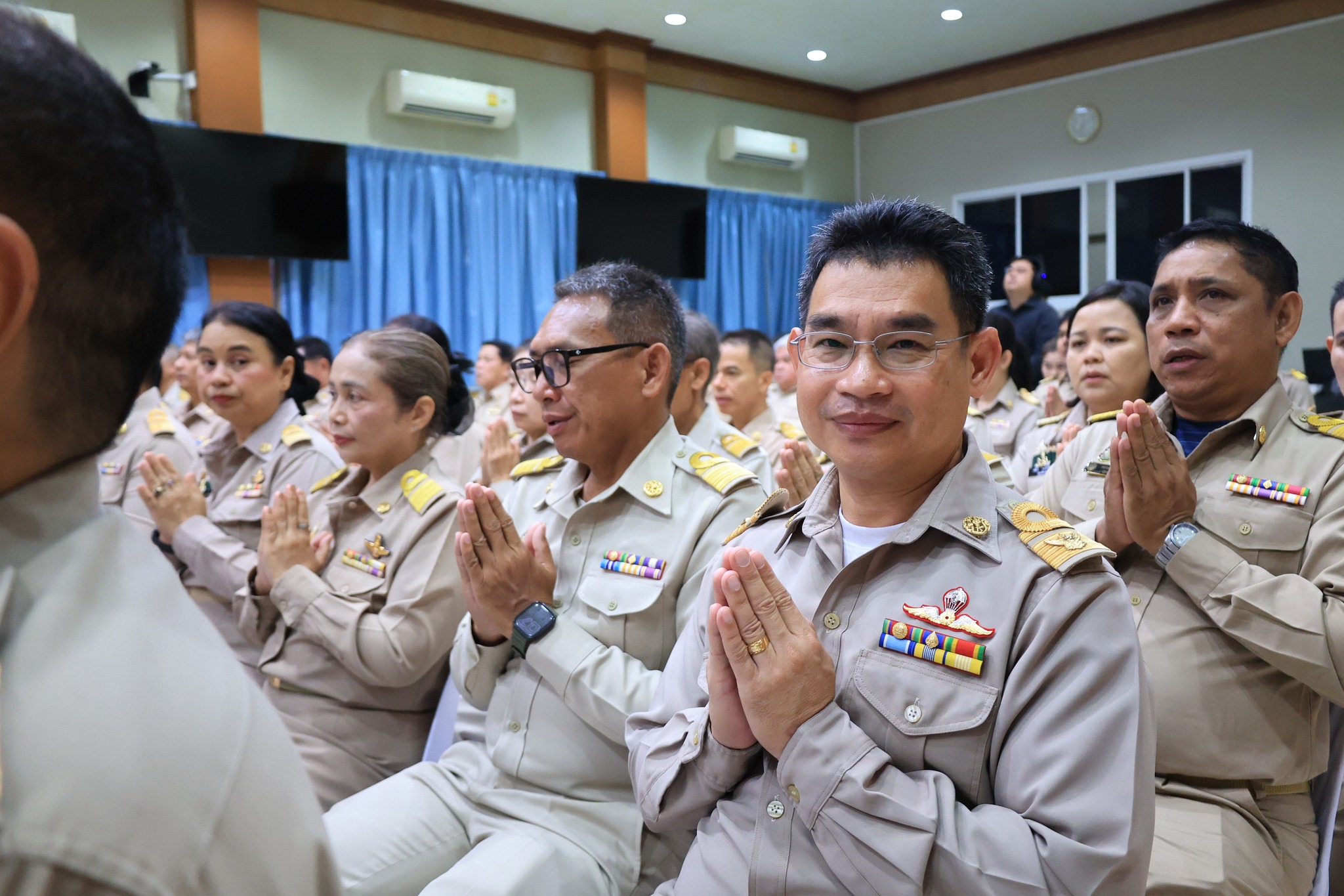 title - ส.ป.ก. จัดพิธีสักการะสิ่งศักดิ์สิทธิ์และพิธีสงฆ์ในโอกาสวันคล้ายวันสถาปนาครบรอบ 51 ปี